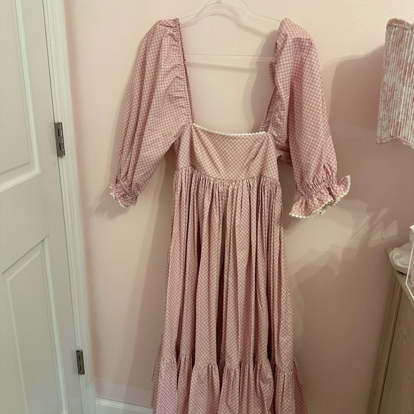 Selkie Dresses & Skirts - SELKIE NWT | Pink Gingham Women's Dress